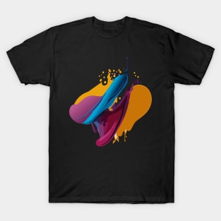 abstract fluid acrylics T-Shirt